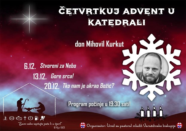 Adventsku duhovnu obnovu “Četvrtkuj advent u katedrali” predvodi don Mihovil Kurkut